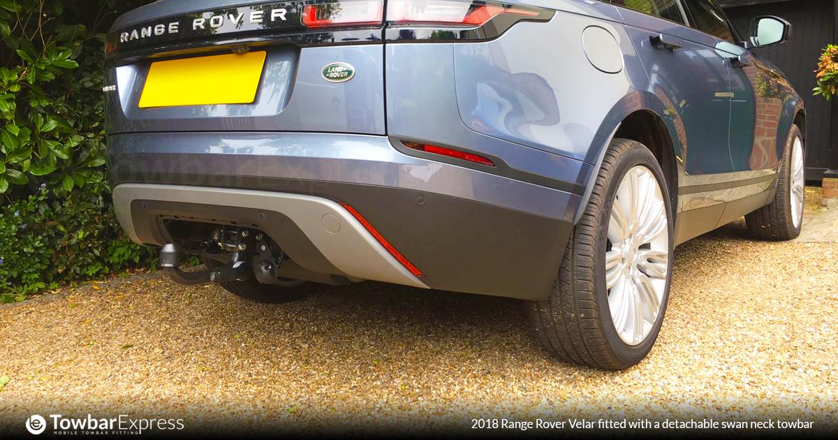 2018 Range Rover Velar detachable swan neck towbar