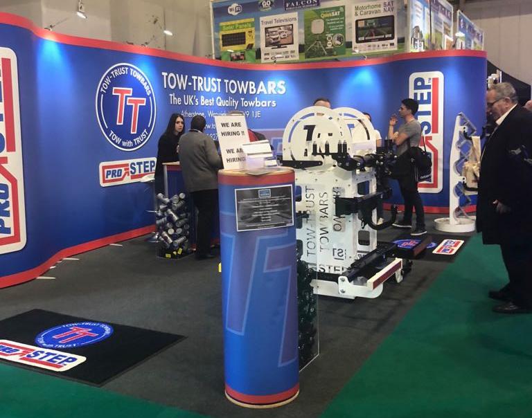 Tow Trust Towbars at the Caravan, Camping and Motorhome Show 2018